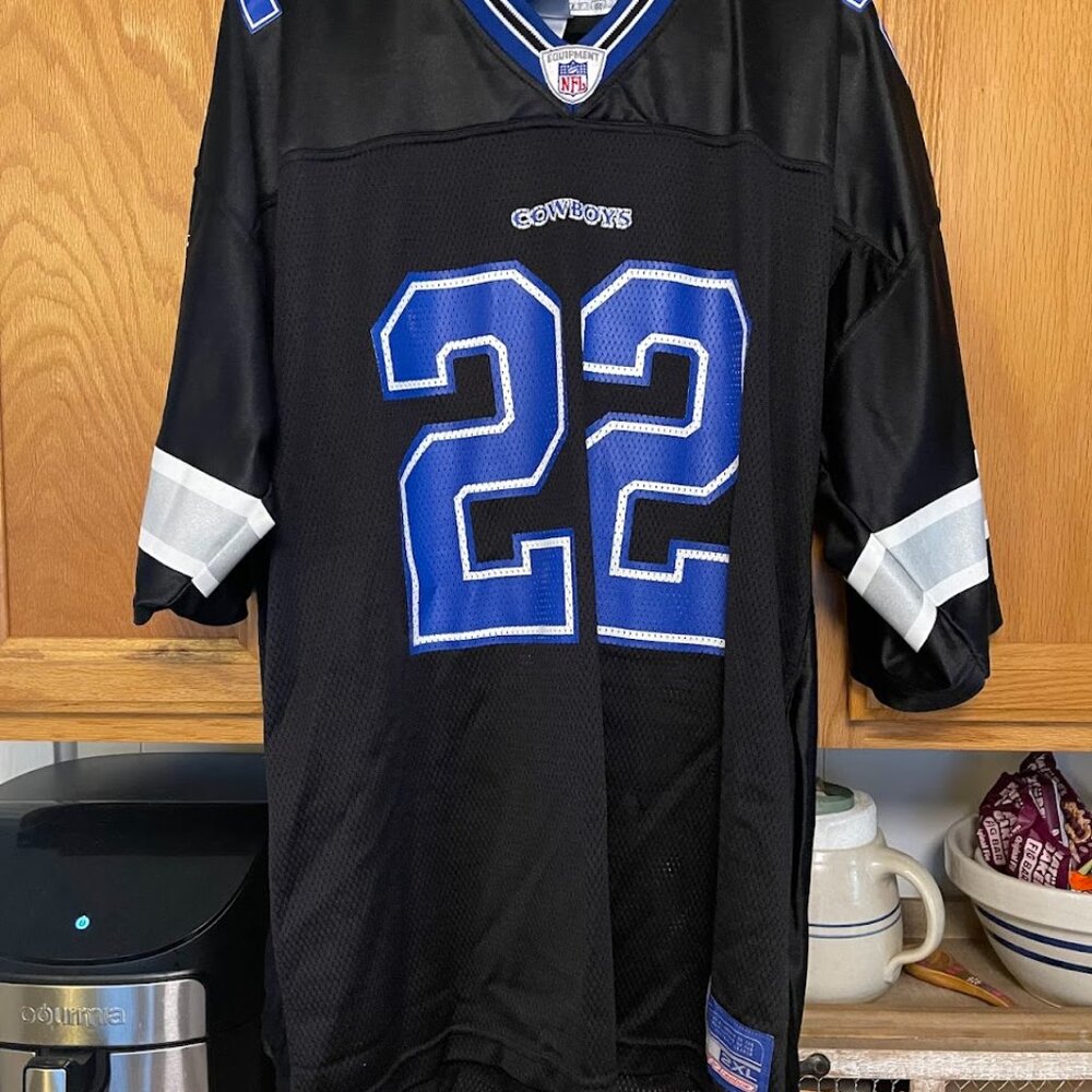 Authentic NFL Dallas Cowboys E Emmitt Smith Football Jersey 2XL Number 22‎